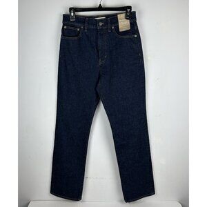 Madewell ‘90s Straight Dark Blue Jeans Women’s 27 Magic Pockets High Rise